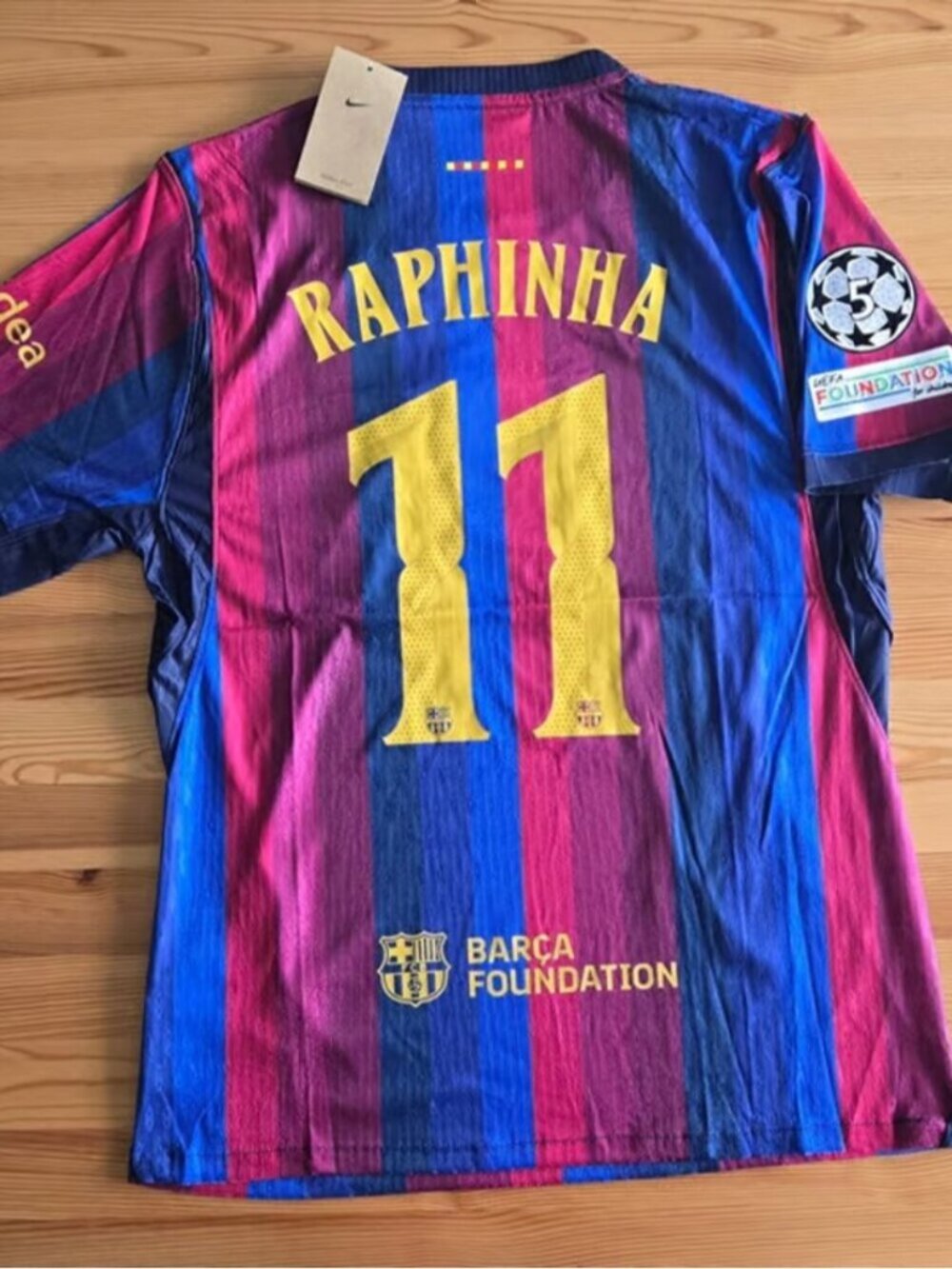 Raphinha Home 26 27 Soccer Jersey Short Kit Set